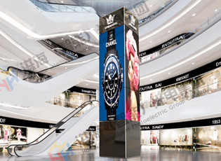 LED旋轉(zhuǎn)屏優(yōu)勢與特點(diǎn)，高鐵站、飛機(jī)場、商場是否適合？