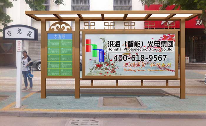 公交車候車亭燈箱究竟用鋼化玻璃還是有機玻璃？